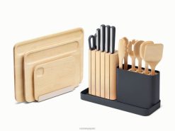 utensilios de cocina conjunto de preparación y tablas carbón Caraway 8XDR234