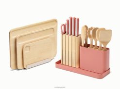 utensilios de cocina conjunto de preparación y tablas perracota Caraway 8XDR233