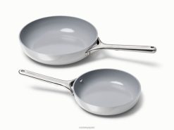 utensilios de cocina dúo de sartén gris Caraway 8XDR11