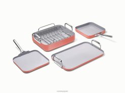utensilios de cocina juego de cubiertos perracota Caraway 8XDR53