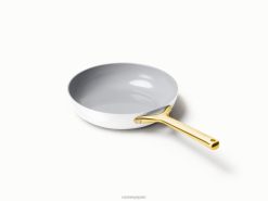 utensilios de cocina sartén blanco Caraway 8XDR24