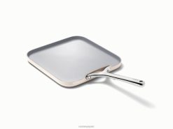 utensilios de cocina sartén cuadrada crema Caraway 8XDR65