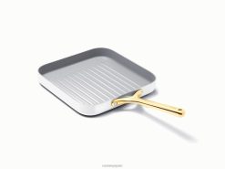 utensilios de cocina sartén cuadrada para parrilla blanco Caraway 8XDR80