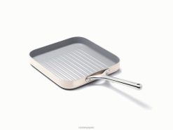 utensilios de cocina sartén cuadrada para parrilla crema Caraway 8XDR73