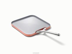 utensilios de cocina sartén cuadrada perracota Caraway 8XDR69