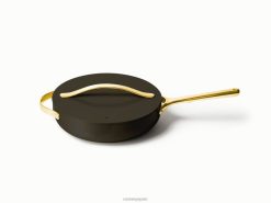 utensilios de cocina sartén negro Caraway 8XDR39