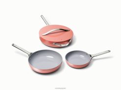 utensilios de cocina trío de sartén perracota Caraway 8XDR5